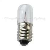 10pcs miniature bulb e10 t10x28 6.3v 150ma small screw base light bulbs